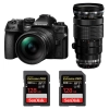 OM System OM-1 Mark II + ED 12-40mm f/2.8 Pro II + ED 40-150mm f/2.8 Pro + 2 SanDisk 128GB Extreme PRO UHS-II SDXC 300 MB/s|MCZ DIRECT