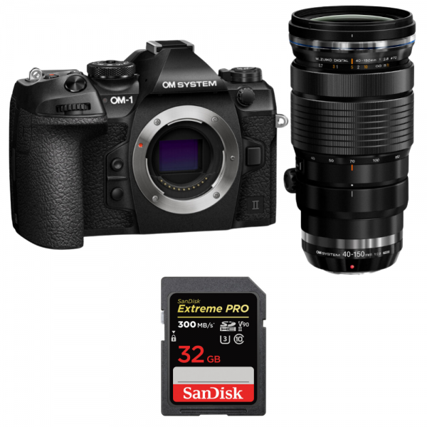 OM System OM-1 Mark II + ED 40-150mm f/2.8 Pro + 1 SanDisk 32GB Extreme PRO UHS-II SDXC 300 MB/s|MCZ DIRECT