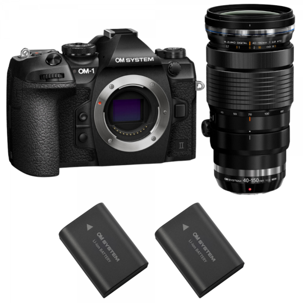 OM System OM-1 Mark II + ED 40-150mm f/2.8 Pro + 2 OM System BLX-1|MCZ DIRECT