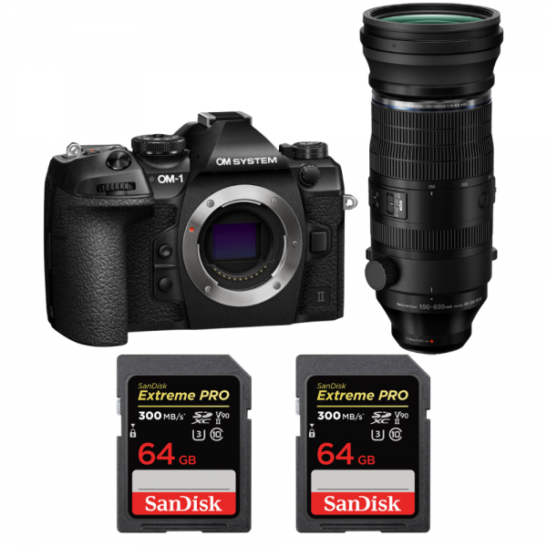 OM System OM-1 Mark II + ED 150-600mm f/5-6.3 IS + 2 SanDisk 64GB Extreme PRO UHS-II SDXC 300 MB/s|MCZ DIRECT