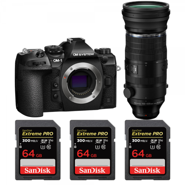 OM System OM-1 Mark II + ED 150-600mm f/5-6.3 IS + 3 SanDisk 64GB Extreme PRO UHS-II SDXC 300 MB/s|MCZ DIRECT