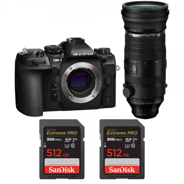OM System OM-1 Mark II + ED 150-600mm f/5-6.3 IS + 2 SanDisk 512GB Extreme PRO UHS-II SDXC 300 MB/s|MCZ DIRECT