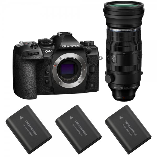 OM System OM-1 Mark II + ED 150-600mm f/5-6.3 IS + 3 OM System BLX-1|MCZ DIRECT