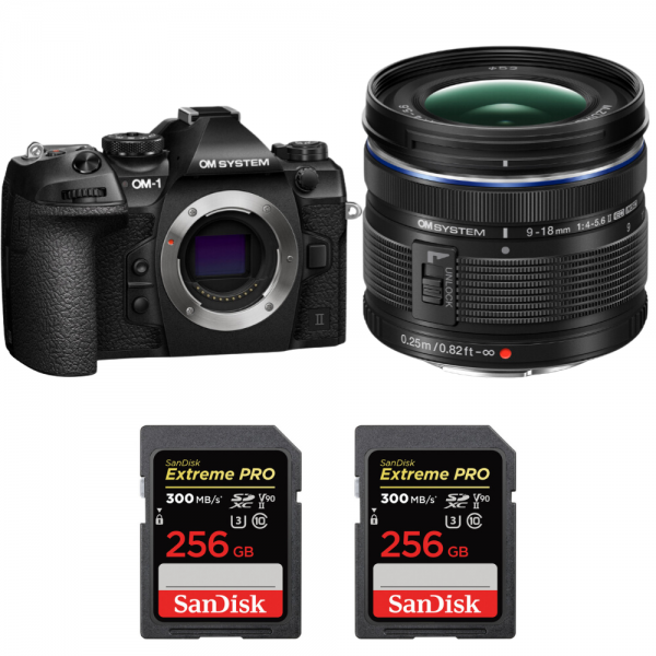 OM System OM-1 Mark II + ED 9-18mm f/4-5.6 II + 2 SanDisk 256GB Extreme PRO UHS-II SDXC 300 MB/s|MCZ DIRECT