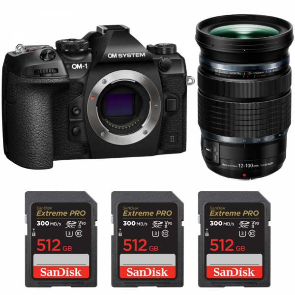 OM System OM-1 Mark II + ED 12-100mm f/4 IS PRO + 3 SanDisk 512GB Extreme PRO UHS-II SDXC 300 MB/s OM SYSTEM OM SYSTEM OM-1 MARK II 3.752,00 € MCZ DIRECT