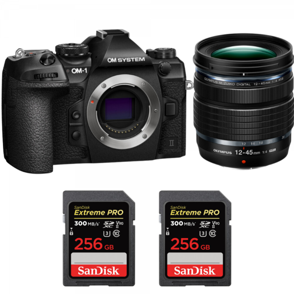 OM System OM-1 Mark II + 12-45mm F4 Pro + 2 SanDisk 256GB Extreme PRO UHS-II SDXC 300 MB/s|MCZ DIRECT