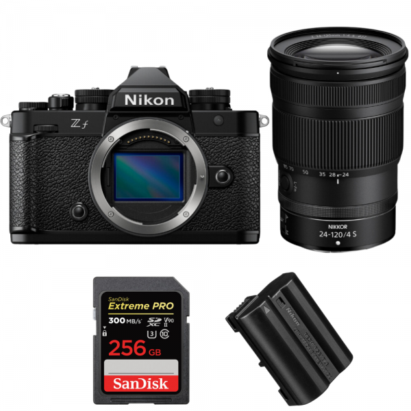 Nikon Zf + 24-120mm f/4 S + 1 SanDisk 256GB Extreme PRO UHS-II SDXC 300 MB/s + 1 Nikon EN-EL15C Nikon APPAREIL PHOTO HYBRIDE 2 591,00 € MCZ DIRECT