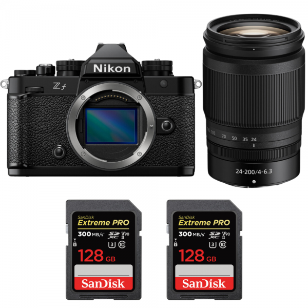 Nikon Zf + 24-200mm f/4-6.3 VR + 2 SanDisk 128GB Extreme PRO UHS-II SDXC 300 MB/s-1