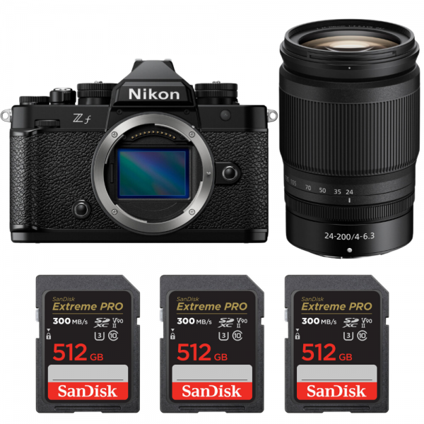 Nikon Zf + 24-200mm f/4-6.3 VR + 3 SanDisk 512GB Extreme PRO UHS-II SDXC 300 MB/s-1