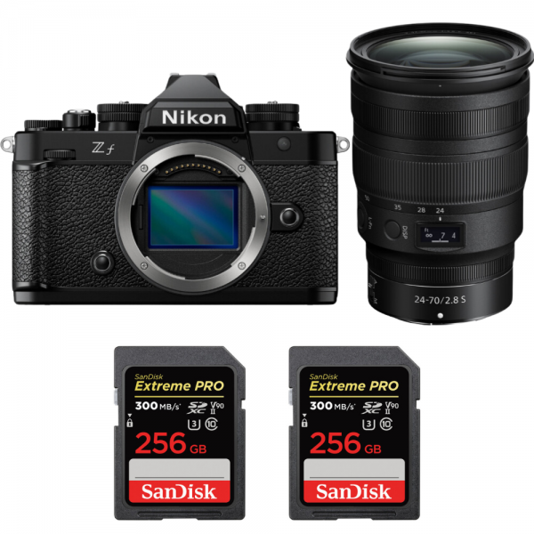 Nikon Zf + 24-70mm f/2.8 S + 2 SanDisk 256GB Extreme PRO UHS-II SDXC 300 MB/s Nikon APPAREIL PHOTO HYBRIDE 3 434,00 € MCZ DIRECT