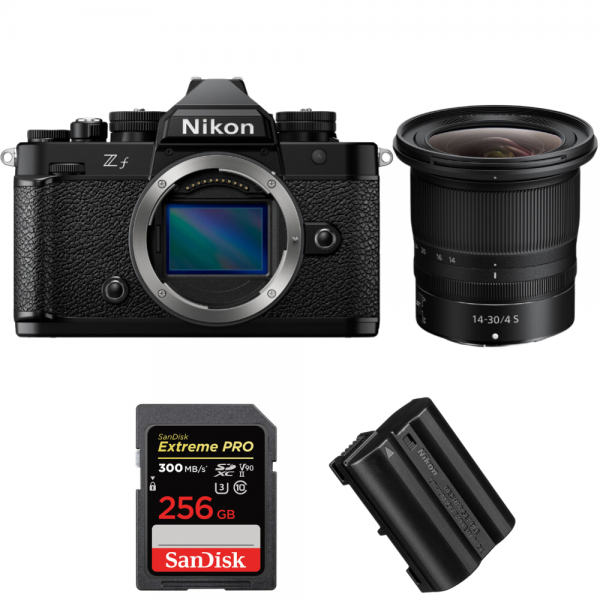 Nikon Zf + 14-30mm f/4 S + 1 SanDisk 256GB Extreme PRO UHS-II SDXC 300 MB/s + 1 Nikon EN-EL15C|MCZ DIRECT