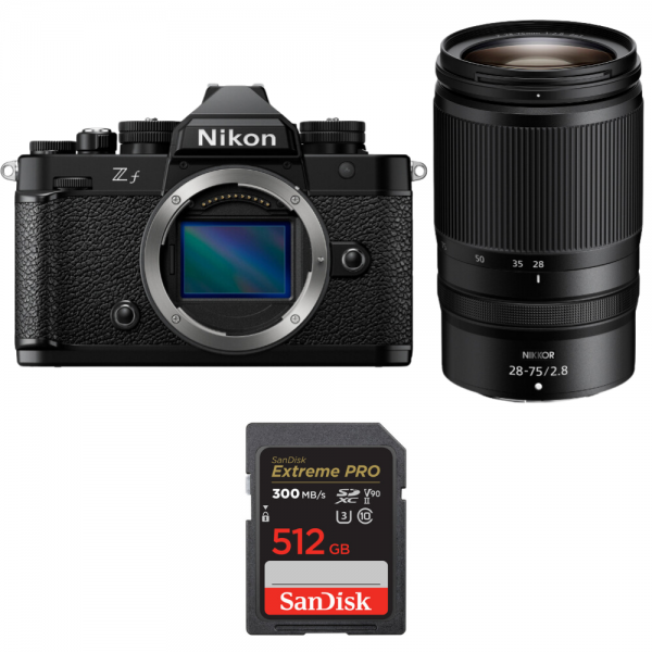 Nikon Zf + 28-75mm f/2.8 + 1 SanDisk 512GB Extreme PRO UHS-II SDXC 300 MB/s|MCZ DIRECT