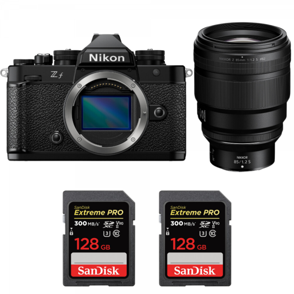 Nikon Zf + 85mm f/1.2 S + 2 SanDisk 128GB Extreme PRO UHS-II SDXC 300 MB/s-1