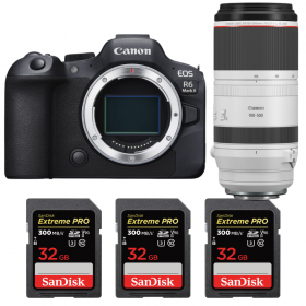 Canon EOS R6 Mark II + RF 100-500 mm f/4,5-7,1 L I - Contenido de la caja