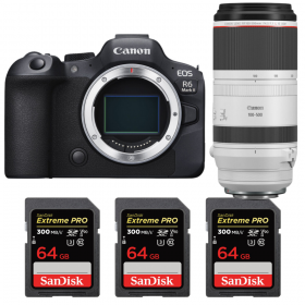 Canon EOS R6 Mark II + RF 100-500 mm f/4,5-7,1 L I - Contenido de la caja