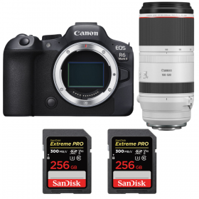 Canon EOS R6 Mark II + RF 100-500 mm f/4,5-7,1 L I - Contenido de la caja