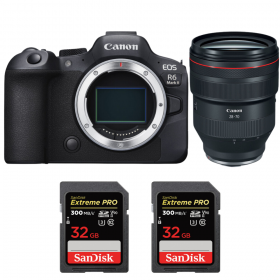 Canon EOS R6 Mark II + RF 28-70 mm f/2 L USM + 2 S - Contenido de la caja