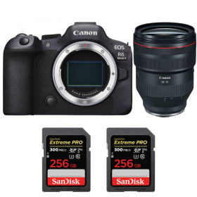 Canon EOS R6 Mark II + RF 28-70 mm f/2 L USM + 2 S - Contenido de la caja