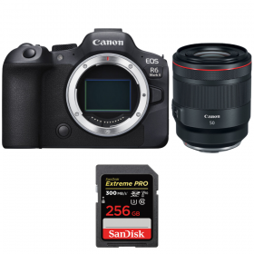 Canon EOS R6 Mark II + RF 50 mm f/1,2 L USM + 1 Sa - Contenido de la caja Canon EOS R6 Mark II + RF 50 mm f/1,2 L USM + 1 Sa - Contenido de la caja