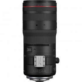 Objectif Canon RF 24-105mm f/2.8 L IS USM Z, vue de côté, mise en avant du design et de la monture RF