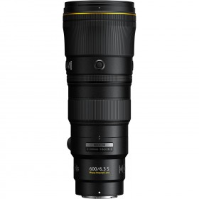 Objetivo Nikon Z 600mm f/6.3 VR S con diseño robusto y detalles en la montura Z 2