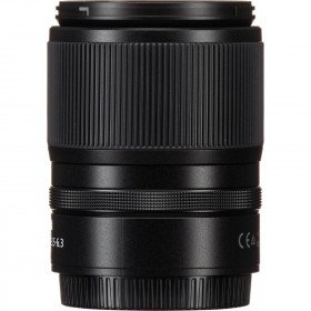 Nikon Z 18-140mm f/3.5-6.3 VR DX lens with black finish, showing zoom and focus rings Nikon Z 18-140mm f/3.5-6.3 VR DX lens with black finish, showing zoom and focus rings