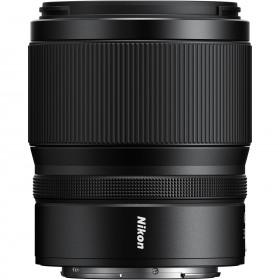 Objetivo Nikon Z 35mm f/1.4 con detalles de montura y texturizado Objetivo Nikon Z 35mm f/1.4 con detalles de montura y texturizado