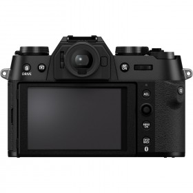 Dos de l'appareil photo Fujifilm X-T50 Noir avec écran et commandes visibles