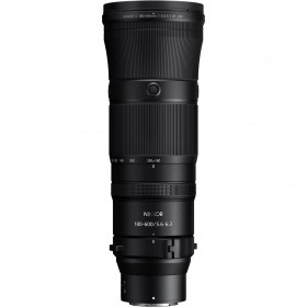 Nikon Z 180-600mm f/5.6-6.3 VR lens, showcasing mount and zoom details Nikon Z 180-600mm f/5.6-6.3 VR lens, showcasing mount and zoom details