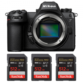 Nikon Z6 III + 3 SanDisk 512GB Extreme PRO UHS-II SDXC 300 MB/s-1