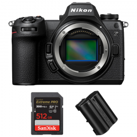Nikon Z6 III + 1 SanDisk 512GB Extreme PRO UHS-II SDXC 300 MB/s + 1 Nikon EN-EL15c-1