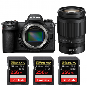 Nikon Z6 III + Z 24-200mm f/4-6.3 VR + 3 SanDisk 256GB Extreme PRO UHS-II SDXC 300 MB/s-1 Nikon Z6 III + Z 24-200mm f/4-6.3 VR + 3 SanDisk 256GB Extreme PRO UHS-II SDXC 300 MB/s-1