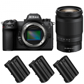Nikon Z6 III + Z 24-200mm f/4-6.3 VR + 3 Nikon EN-EL15c-1