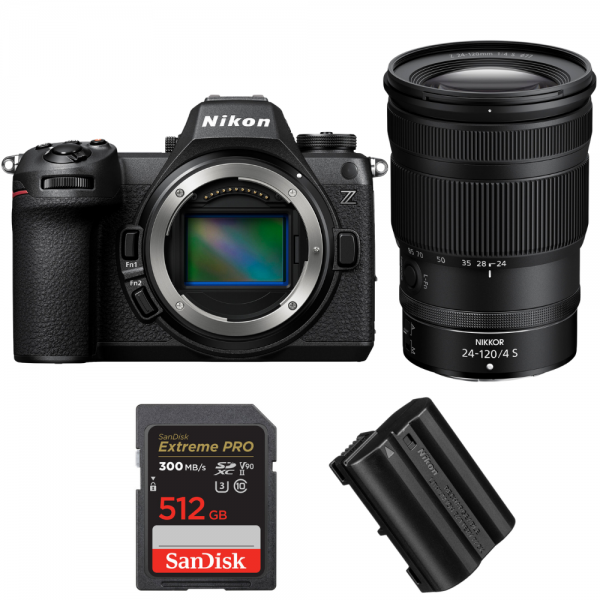 Nikon Z6 III + Z 24-120mm f/4 S + 1 SanDisk 512GB Extreme PRO UHS-II SDXC 300 MB/s + 1 Nikon EN-EL15c|MCZ DIRECT
