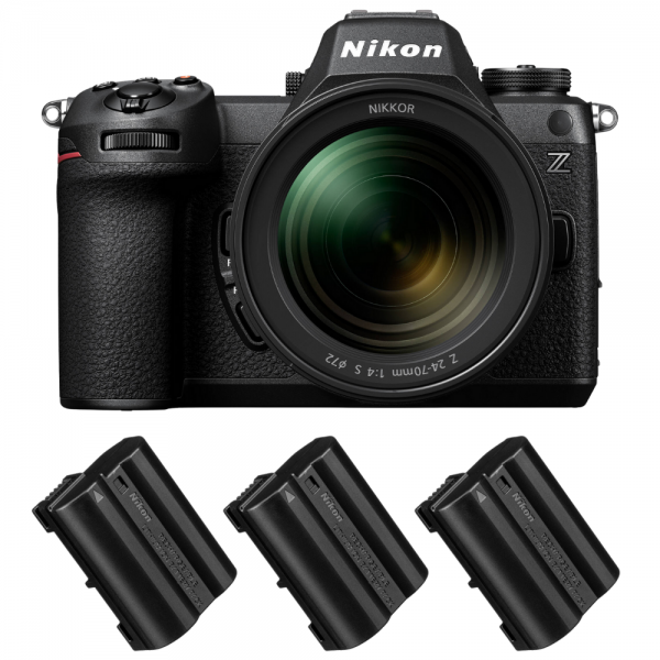 Nikon Z6 III + Z 24-70mm f/4 S + 3 Nikon EN-EL15c|MCZ DIRECT