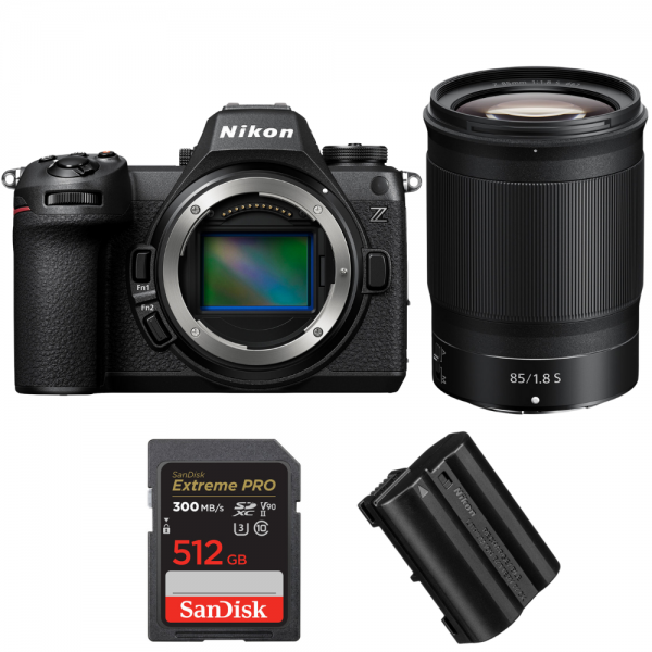 Nikon Z6 III + Z 85mm f/1.8 S + 1 SanDisk 512GB Extreme PRO UHS-II SDXC 300 MB/s + 1 Nikon EN-EL15c|MCZ DIRECT
