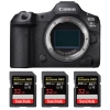 Canon EOS R5 Mark II + 3 SanDisk 32GB Extreme PRO UHS-II SDXC 300 MB/s|MCZ DIRECT