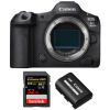 Canon EOS R5 Mark II + 1 SanDisk 32GB Extreme PRO UHS-II SDXC 300 MB/s + 1 Canon LP-E6P