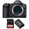 Canon EOS R5 Mark II + 1 SanDisk 256GB Extreme PRO UHS-II SDXC 300 MB/s + 1 Canon LP-E6P