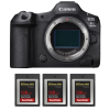 Canon EOS R5 Mark II + 3 SanDisk 128GB Extreme PRO CFexpress Type B