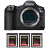 Canon EOS R5 Mark II + 3 SanDisk 256GB Extreme PRO CFexpress Type B