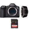 Canon EOS R5 Mark II + EF-EOS R + 1 SanDisk 512GB Extreme PRO UHS-II SDXC 300 MB/s|MCZ DIRECT