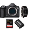 Canon EOS R5 Mark II + EF-EOS R + 1 SanDisk 32GB Extreme PRO UHS-II SDXC 300 MB/s + 1 Canon LP-E6P|MCZ DIRECT