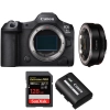 Canon EOS R5 Mark II + EF-EOS R + 1 SanDisk 128GB Extreme PRO UHS-II SDXC 300 MB/s + 1 Canon LP-E6P|MCZ DIRECT