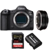 Canon EOS R5 Mark II + EF-EOS R + 1 SanDisk 256GB Extreme PRO UHS-II SDXC 300 MB/s + 1 Canon LP-E6P|MCZ DIRECT