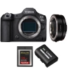 Canon EOS R5 Mark II + EF-EOS R + 1 SanDisk 128GB Extreme PRO CFexpress Type B + 1 Canon LP-E6P|MCZ DIRECT