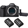 Canon EOS R5 Mark II + Canon BG-R20 + 2 Canon LP-E6P|MCZ DIRECT