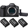 Canon EOS R5 Mark II + Canon BG-R20 + 3 Canon LP-E6P