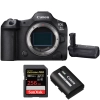 Canon EOS R5 Mark II + Canon BG-R20 + 1 SanDisk 256GB Extreme PRO UHS-II SDXC 300 MB/s + 1 Canon LP-E6P|MCZ DIRECT