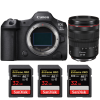 Canon EOS R5 Mark II + RF 24-105mm f/4 L IS USM + 3 SanDisk 32GB Extreme PRO UHS-II SDXC 300 MB/s